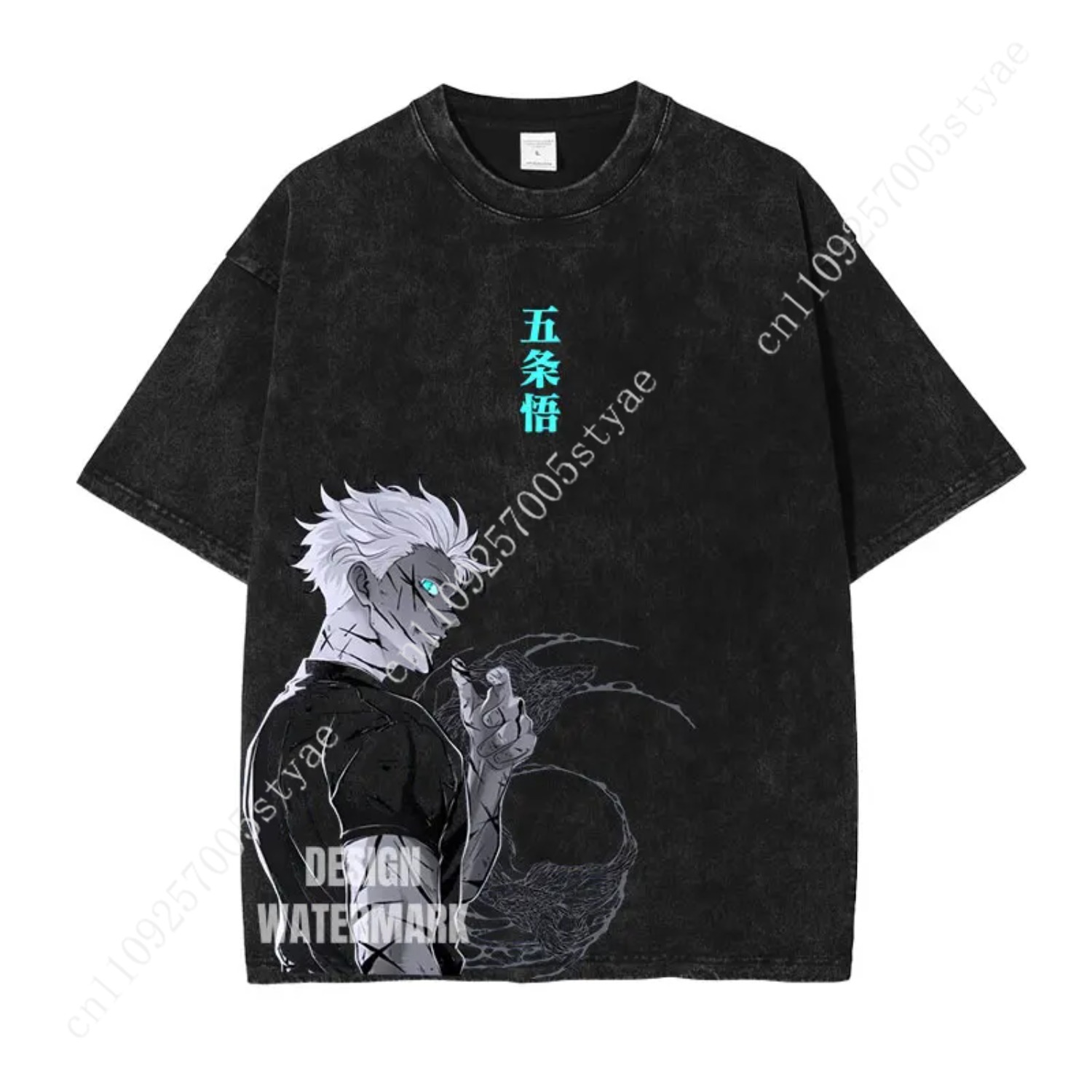 Quilt Cotton Summer - Gojo Satoru Graphic Tee Anime Clothing