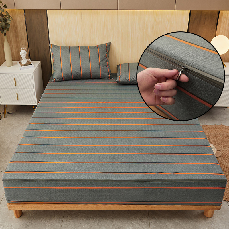 Mattress Protector Waterproof - Printed Waterproof Mattress Cover with Zipper