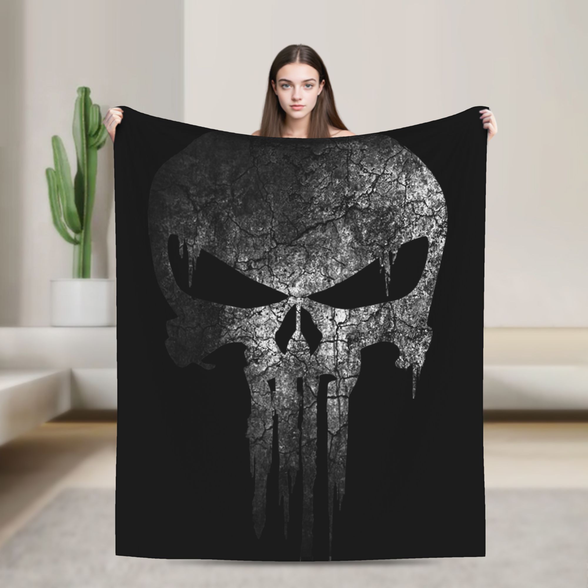 Home Textiles Blanket - Punishers Blanket Fleece Lightweight Throw Blankets