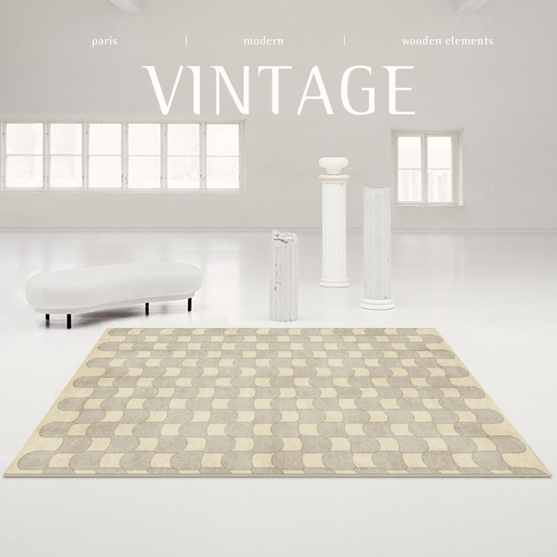 Pháp Retro Thảm Trang Trí Cho  - đánh giá và giá Home Textiles Plaid