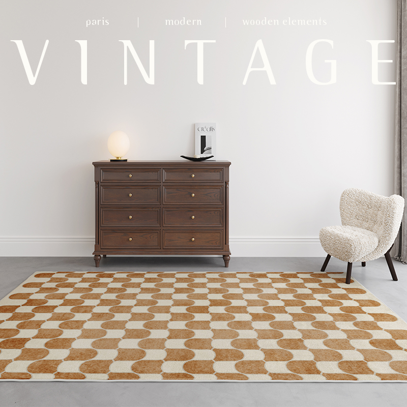 Pháp Retro Thảm Trang Trí Cho  - đánh giá và giá Home Textiles Plaid
