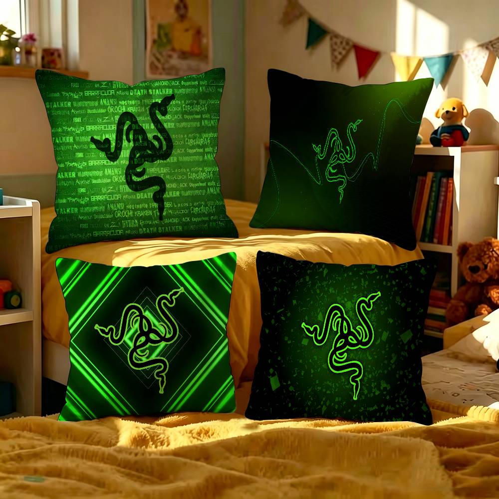 R-RAZER Logo Pillowcases Home  - đánh giá và giá Home Textiles Super Soft
