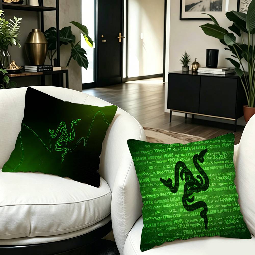 R-RAZER Logo Pillowcases Home  - đánh giá và giá Home Textiles Super Soft