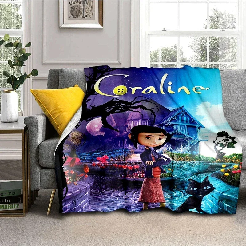 Coraline Movie Throw Blanket S - đánh giá và giá Home Textiles Super Soft