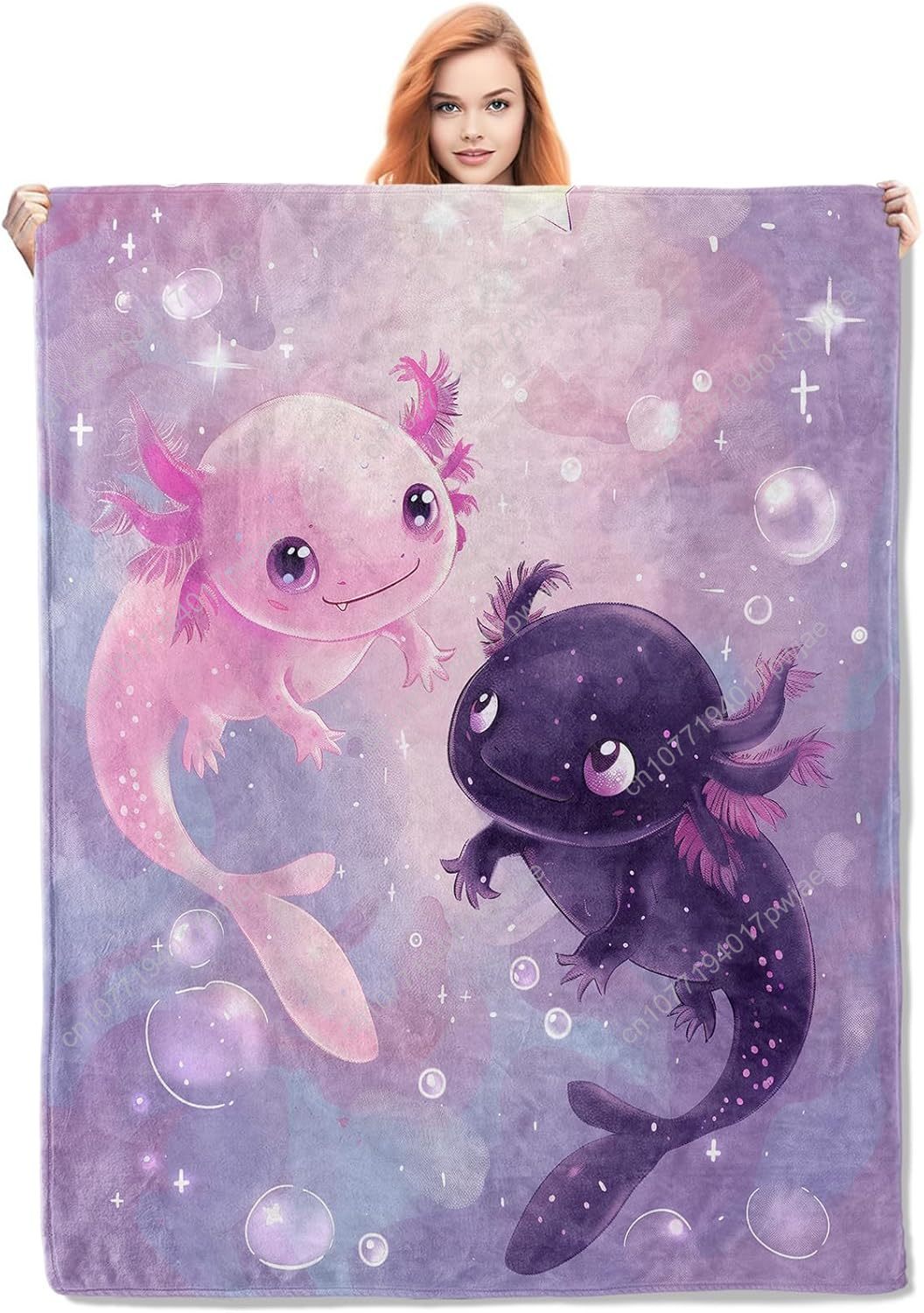 Axolotl Blanket Cute Axolotls  - đánh giá và giá Home Textiles Blanket