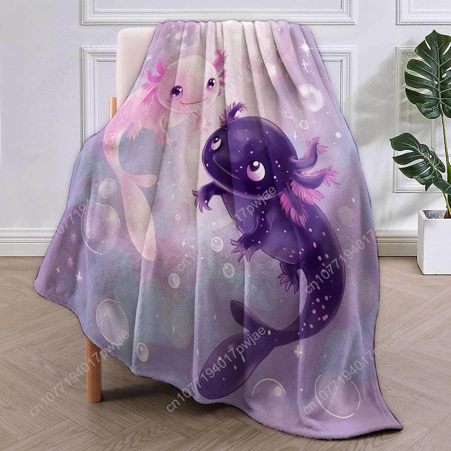 Axolotl Blanket Cute Axolotls  - đánh giá và giá Home Textiles Blanket