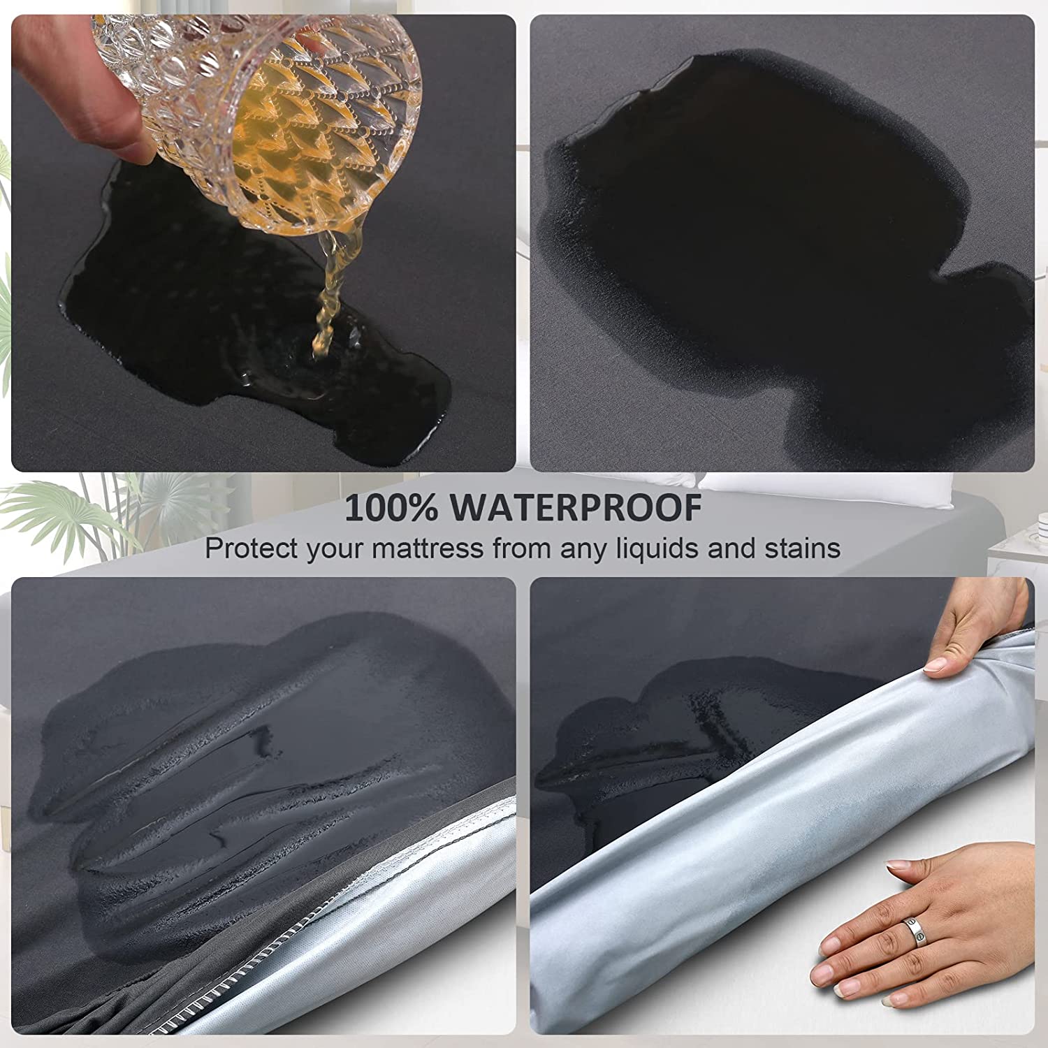 Solid Mattress Protector Water - đánh giá và giá Mattress Protector Waterproof
