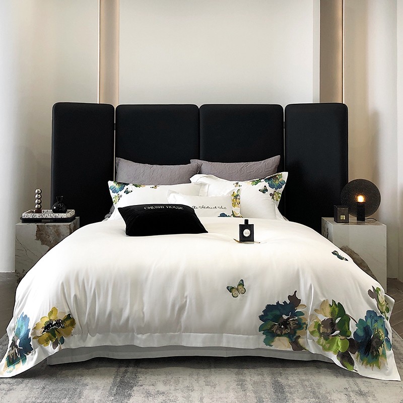 Embroidery White 800TC Egyptia - đánh giá và giá Home Textiles Super Soft