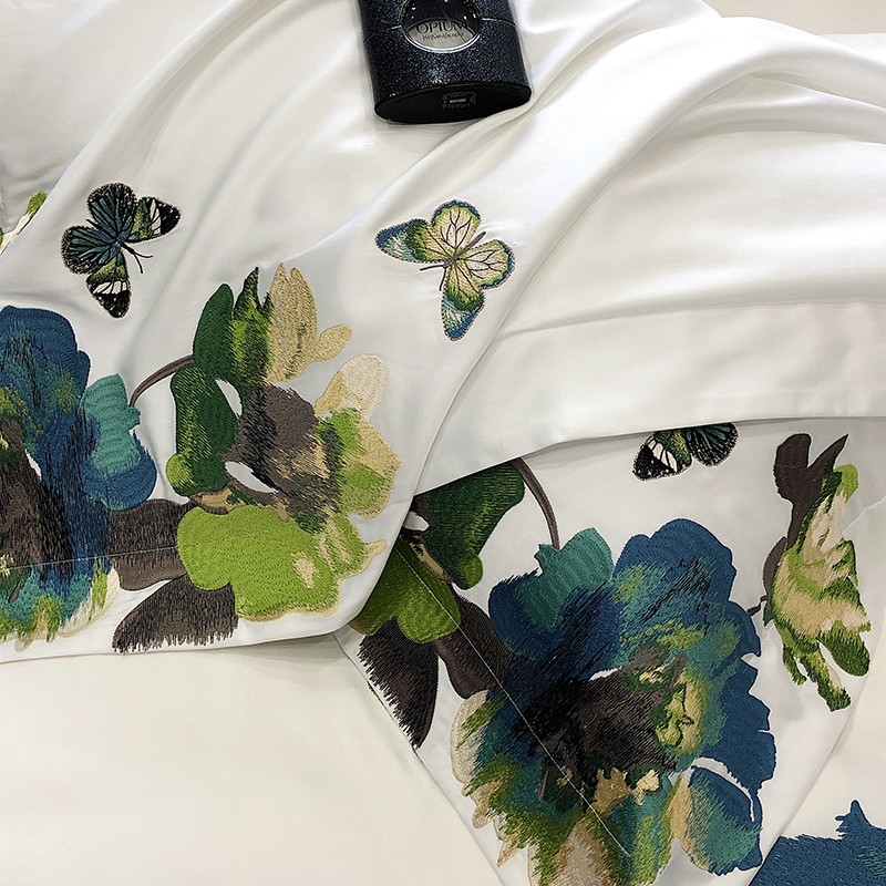 Embroidery White 800TC Egyptia - đánh giá và giá Home Textiles Super Soft