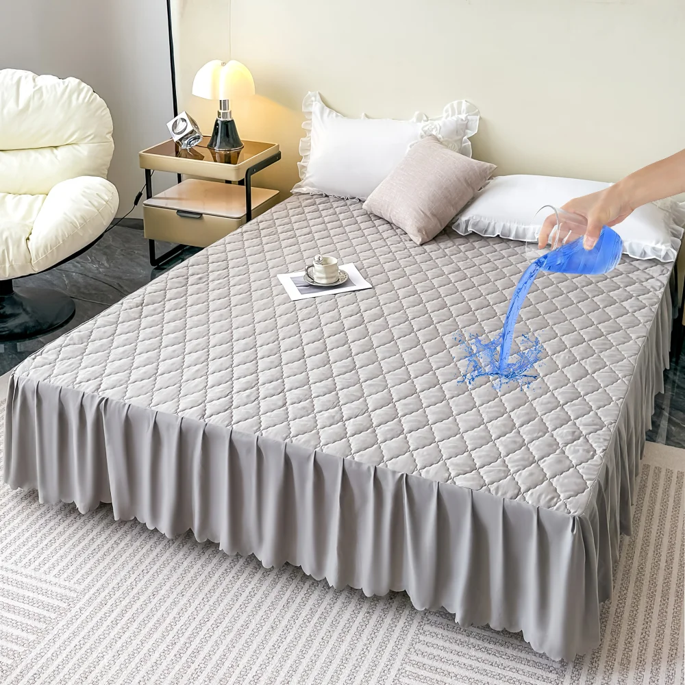 Quilted Waterproof Bed Skirt S - đánh giá và giá Mattress Protector Waterproof