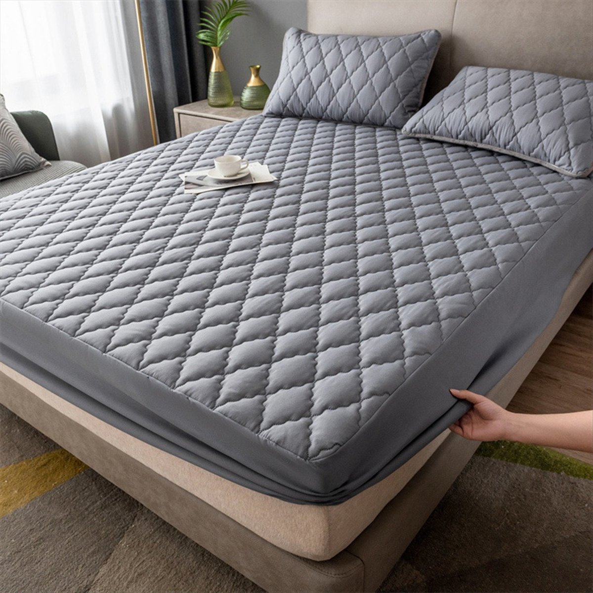 Learned- Waterproof Fitted Bed - đánh giá và giá Mattress Protector Waterproof