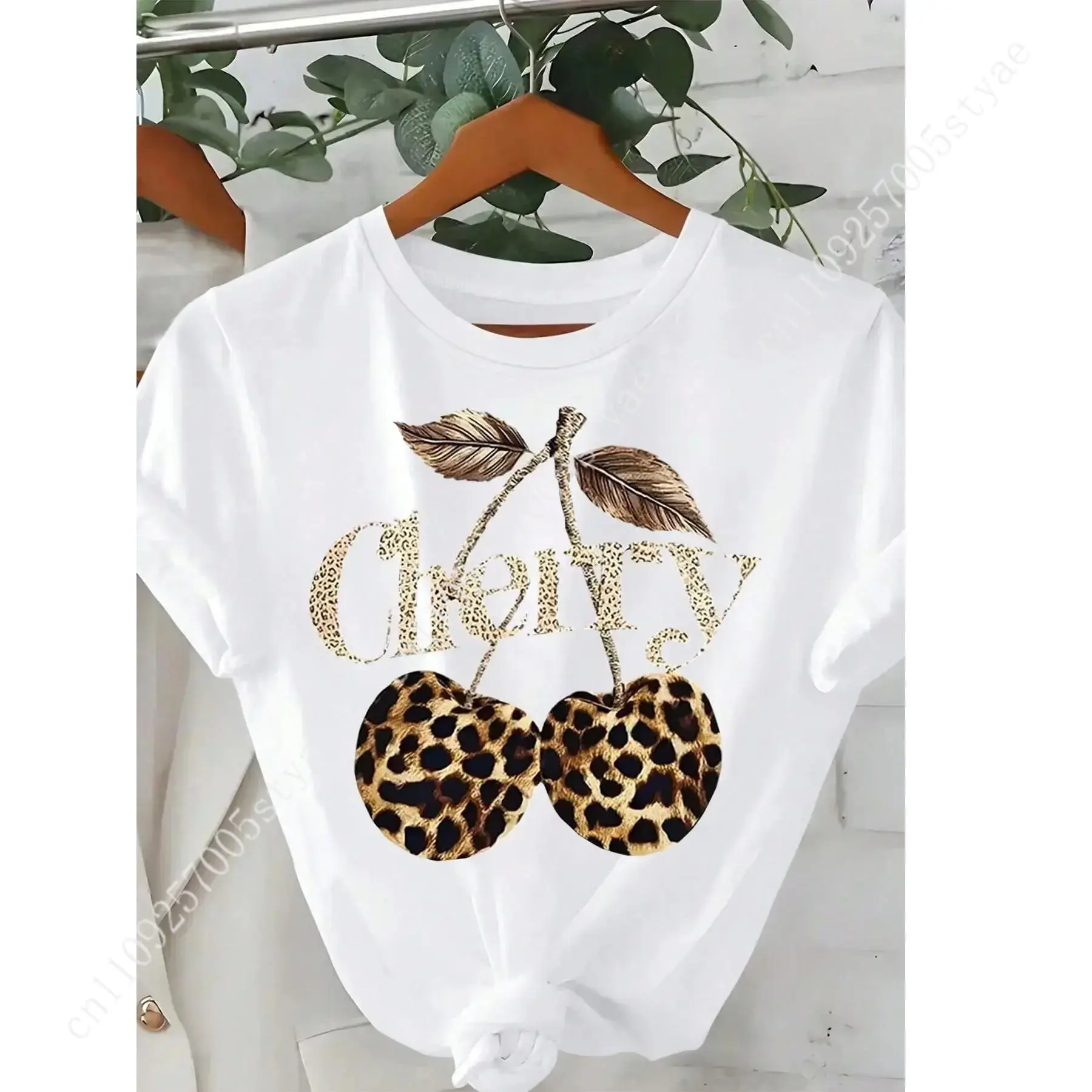 Women's Cherry & Leopard Print - đánh giá và giá Quilt Cotton Summer