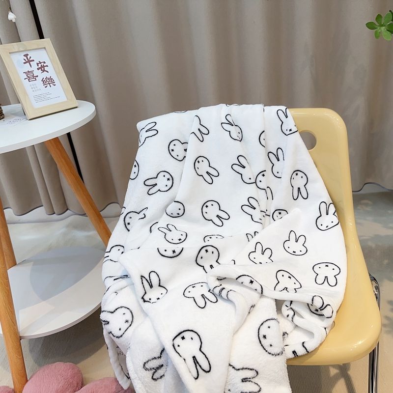 Kawaii Miffy Blanket Flannel O - đánh giá và giá Home Textiles Blanket