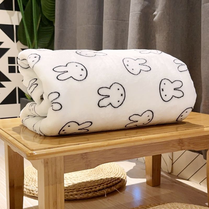 Kawaii Miffy Blanket Flannel O - đánh giá và giá Home Textiles Blanket
