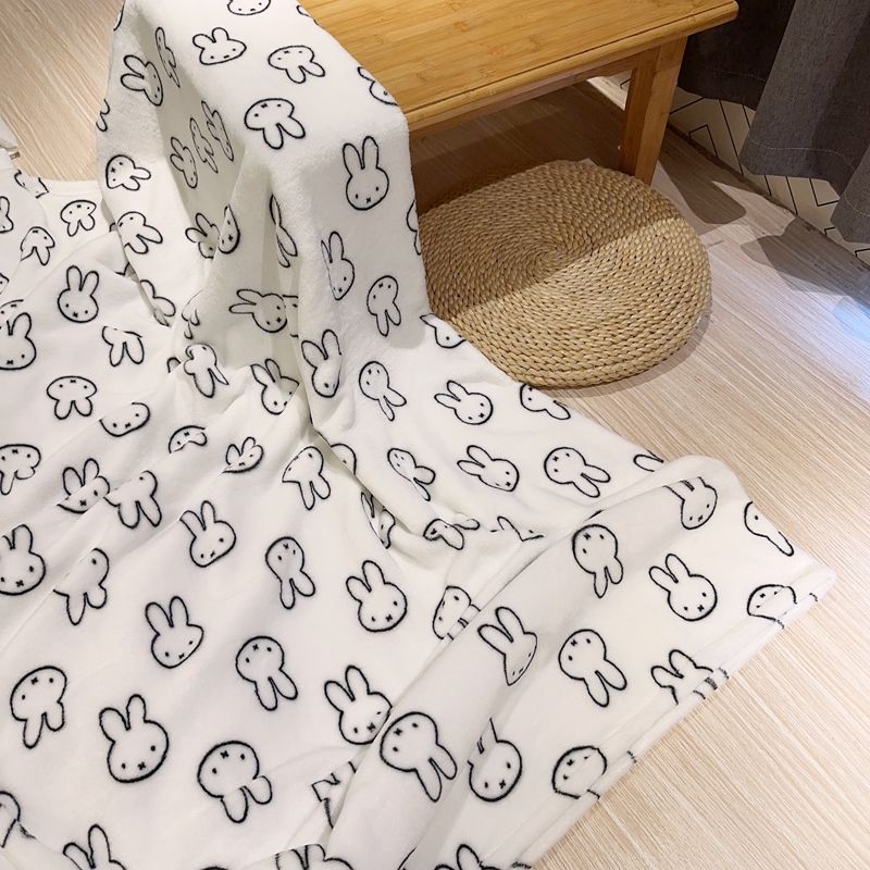 Kawaii Miffy Blanket Flannel O - đánh giá và giá Home Textiles Blanket