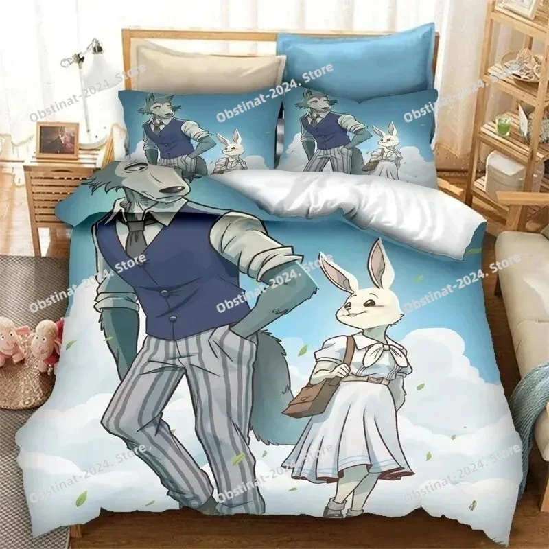 Anime BEASTARS Bedding Set Pri - đánh giá và giá Home Textiles Super Soft