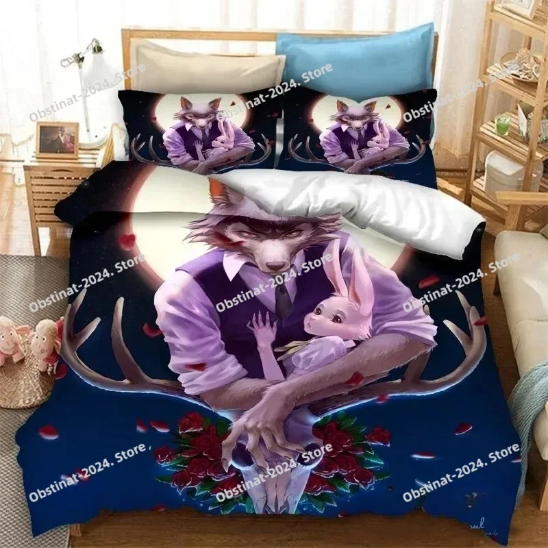 Anime BEASTARS Bedding Set Pri - đánh giá và giá Home Textiles Super Soft