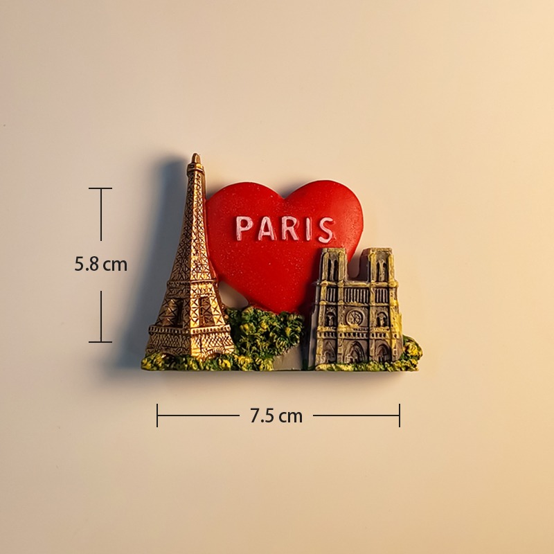 Eiffel Tower France 3D Fridge  - đánh giá và giá Home Textiles France