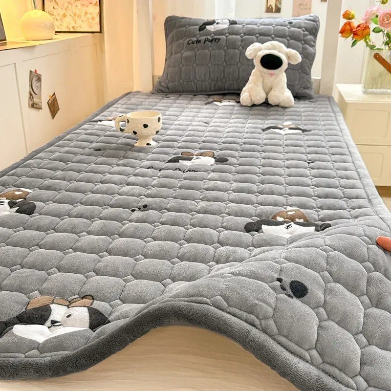 Cartoon Printed Warm Bed Mattr - đánh giá và giá Home Textiles Super Soft