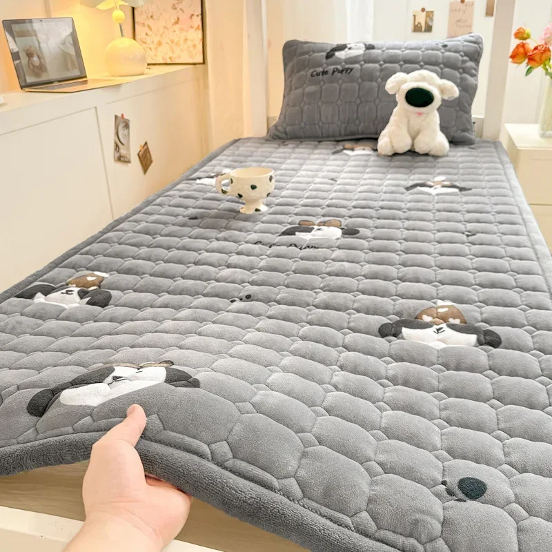 Cartoon Printed Warm Bed Mattr - đánh giá và giá Home Textiles Super Soft