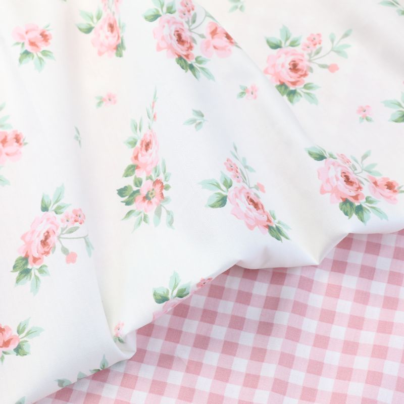 235x50cm Pastoral Pink Purple  - đánh giá và giá Home Textiles Plaid