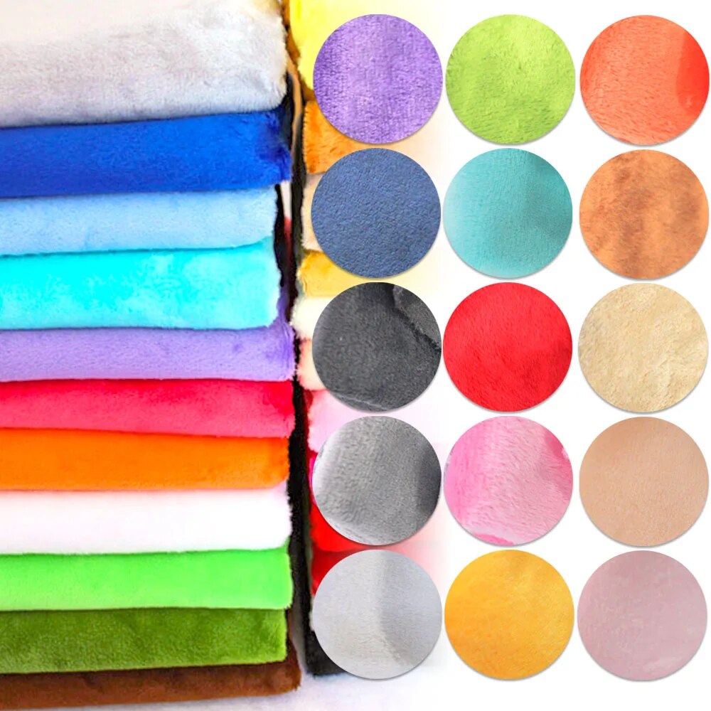 Minky Fabric Super Soft Plush  - đánh giá và giá Home Textiles Super Soft