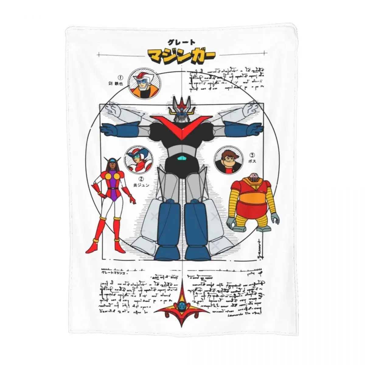 Mazinger Z Robot Tranzor Z Mer - đánh giá và giá Home Textiles Super Soft